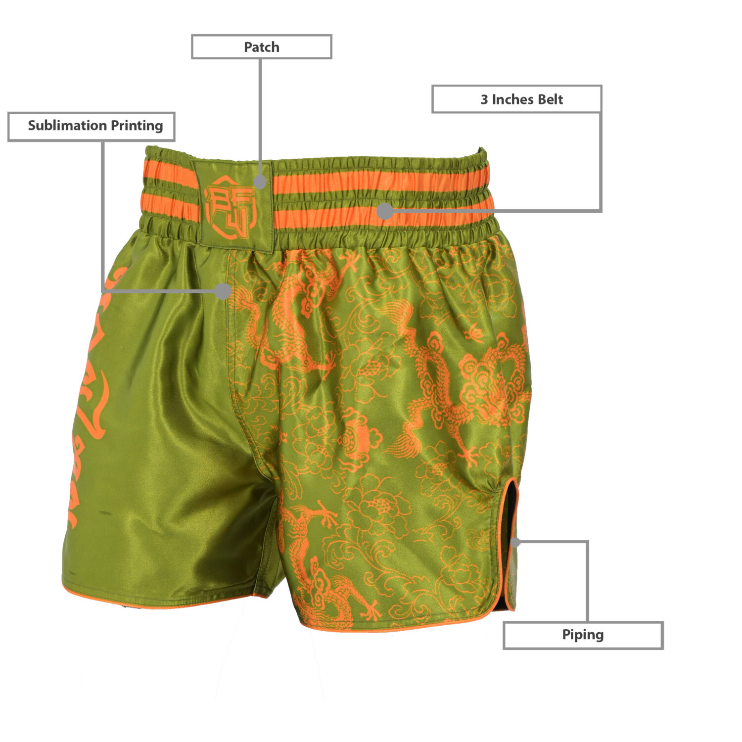 BFW Muay Thai Shorts – Pro Training Gear - Image 5