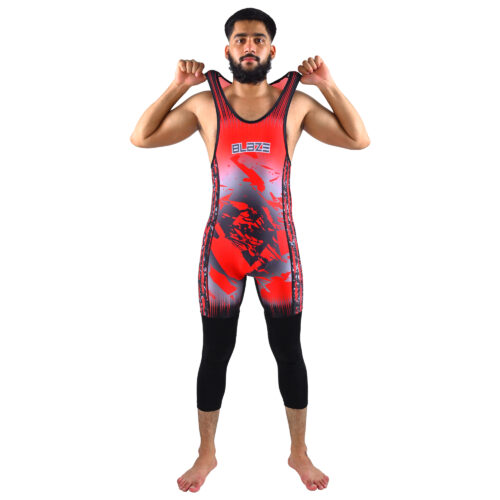 Men’s Wrestling Singlet – Sublimated Performance Gear - BFW-WST-0305